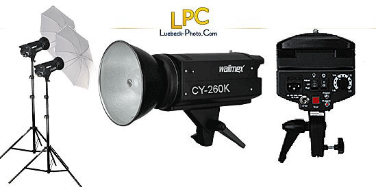 LPC Blitzanlage- Foto-Studio-Grundausstattung